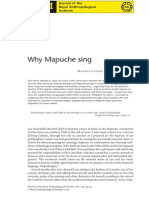 Why Mapuche Sing