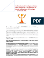 Convocatoria Congreso Nacional de Estudiantes de Psicología (CONAEP 2010)