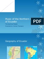 music of the northern andes of ecuador
