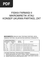 Download Fisika Farmasi Mikromiretik Atau Konsep Ukuran Partikel Zat by Indika Sanles Sn SN224472213 doc pdf