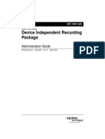 DMS-100 Family Device Independent Recording Package Administration Guide - MN8H50_Q