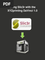 Download Using Slic3r With the XYZprinting DaVinci 10 by anonymoose471 SN224483423 doc pdf