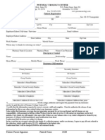 Female Patient Registration Form
