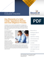 Data Center Evaluation Checklist
