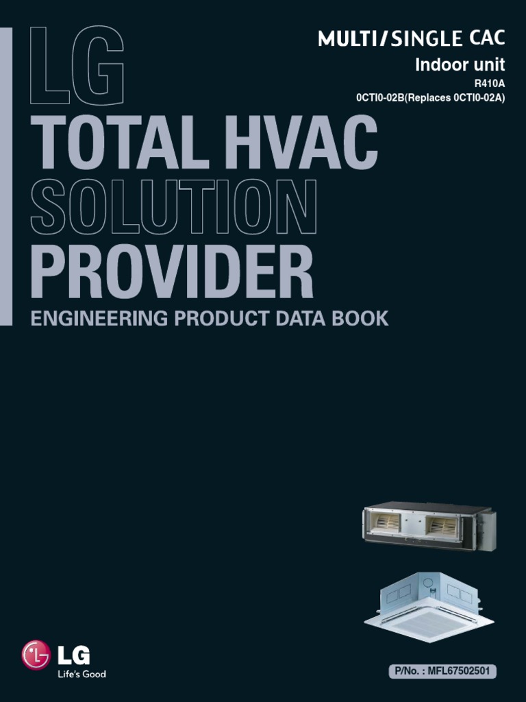 LG Total Hvac Solution Provider Engineering Product Data Book PDF
