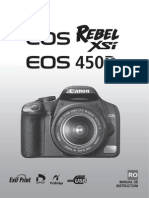 EOS 450D Instruction Manual RO