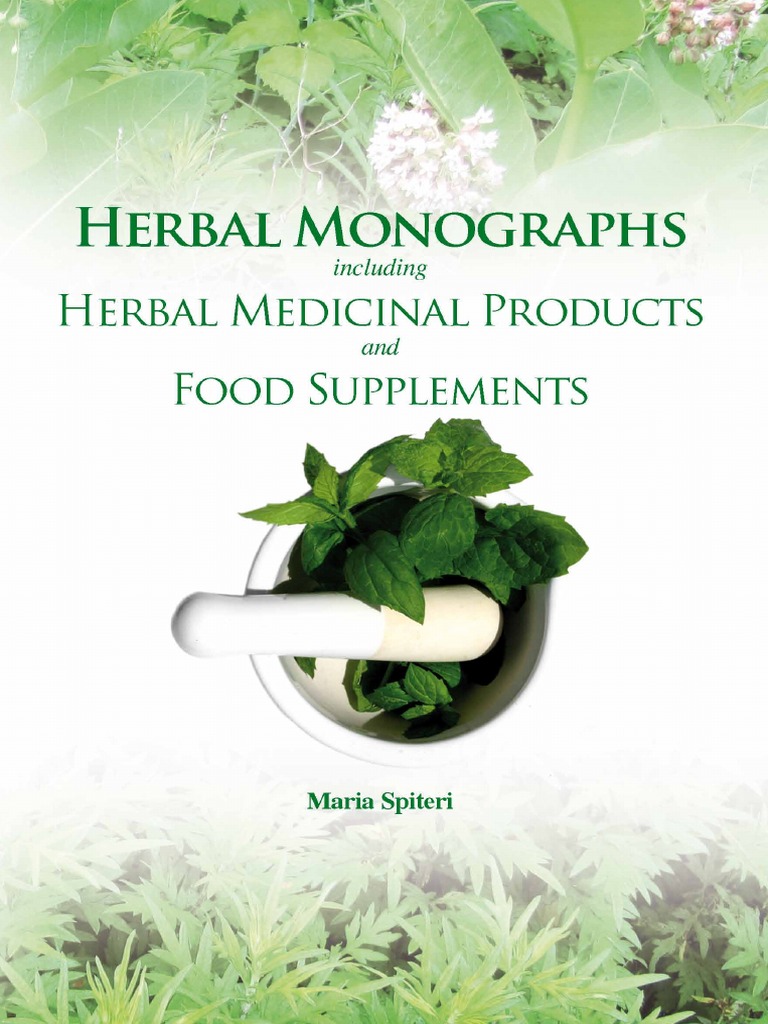 Herbal Monographs Pharmacy Herbalism