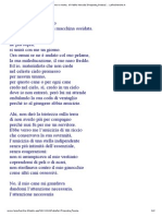 Un Cane È Morto, Di Pablo Neruda