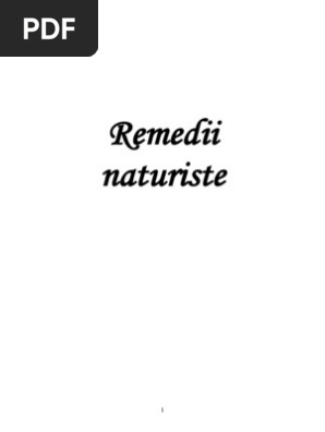 Remedii Naturiste