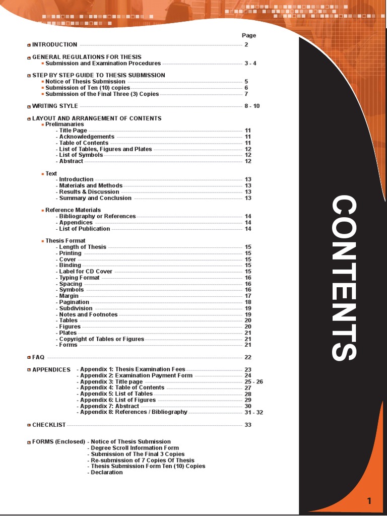 Usm Thesis Writing Format Thesis Publishing