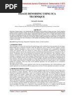 Image Denoising Using Ica Technique: IPASJ International Journal of Electronics & Communication (IIJEC)