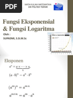 Download PPT EKSPONEN LOGARITMA by Marianne Randolph SN224515561 doc pdf