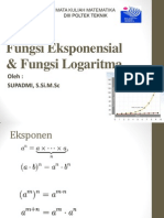 Eksponen Logaritma