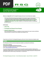 Download Emergency Services Current Awareness Update - Issue 23 Mar-Apr 2014 by sarahhuggy SN224515878 doc pdf