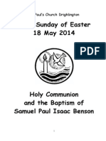 Fifth Sunday of Easter