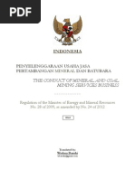 Download Regulation of the EnergyMineral Minister No 28 of 2009 24 of 2012 The Conduct of Mineral and Coal Mining Services Business Wishnu Basuki by Wishnu Basuki SN22453810 doc pdf