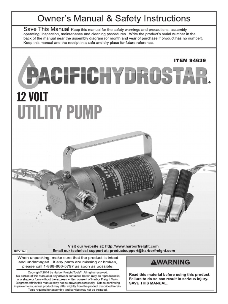 12v Water Pump Manual | PDF | Pump | Electrical Connector