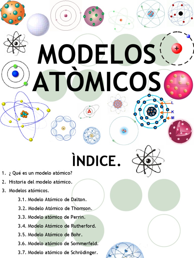 Modelos Atomicos | PDF | Átomos | Núcleo atómico