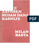 Milan Basta - Rat Je Završen 7 Dana Kasnije