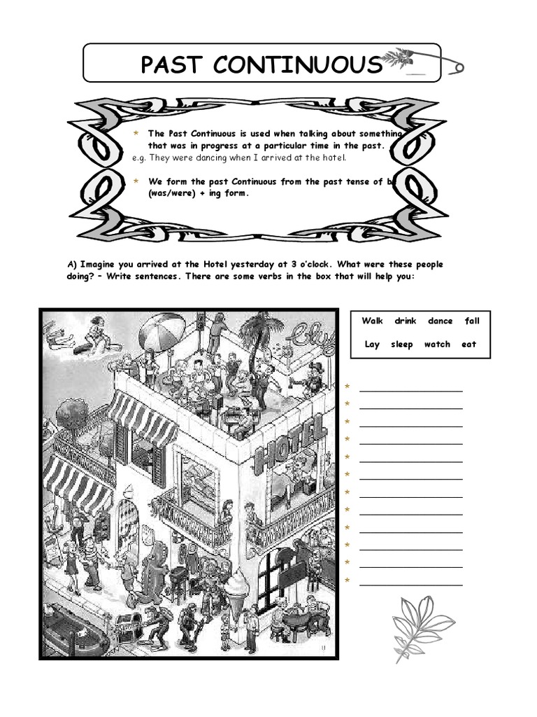 Understanding Past Continuous Tense | PDF | Language Arts & Discipline