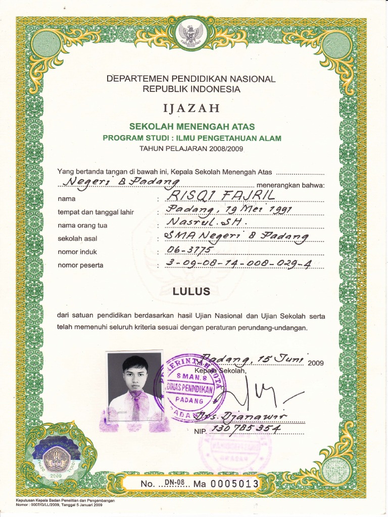PDF Ijazah Sma