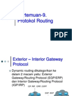 Pertemuan 9 Protokol Routing