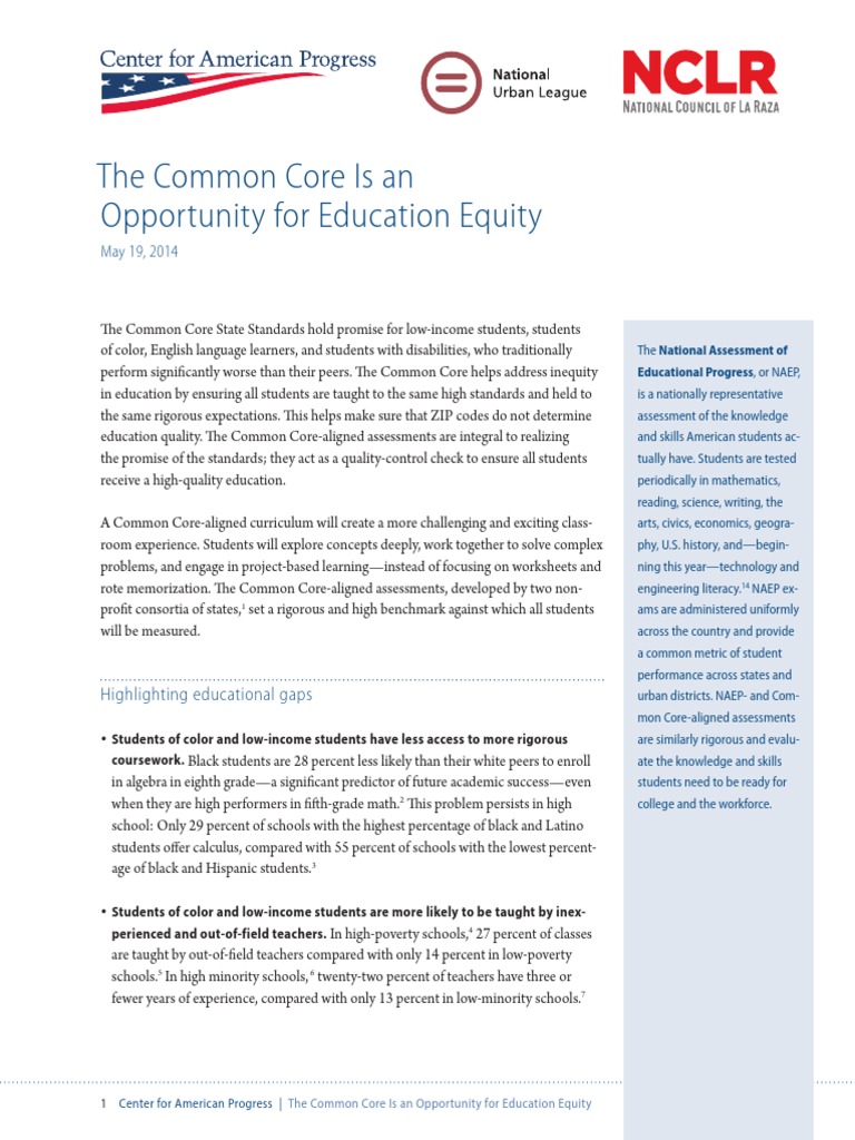 Students Of Color In Low Poverty >> The Common Core Is An Opportunity For Education Equity Common Core Students Of Color In Low Poverty >> The Common Core Is An Opportunity For Education Equity Common Core