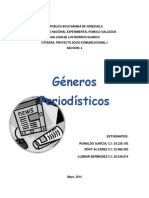 Generos Periodísticos