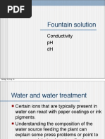 Fountain Solution in Offset