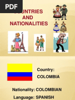 Countries and Nationalities
