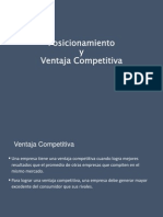 Posicionamiento y Ventaja Competitiva