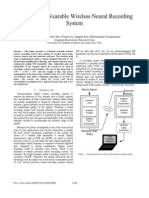 A 4-Channel Wearable Wireless Neural Recording System