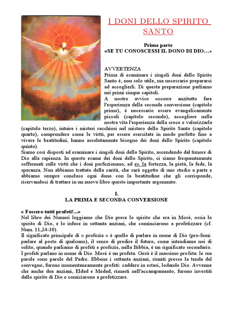 I Doni Dello Spirito Santo Spiegati Ai Ragazzi Pdf i Doni Dello Spirito Santo