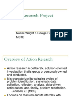 Action Research Project: Noemi Waight & George Reese Mste