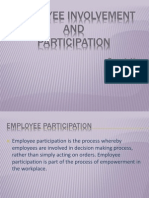 Employee Involvement AND Participation: Presented by - Dikshee Verma Vincent