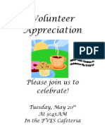 Volunteer Breakfast