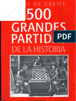 500 Grandes Partidas de La Historia