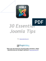 30 Joomla Essentials Free Ebook