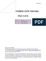 In Everything Give Thanks Part 1