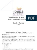 The Revelation of Jesus Christ Adult Christian Education Class Sunday Morning