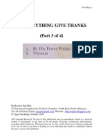 In Everything Give Thanks Part 3
