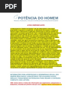 POTÊNCIA DO HOMEM + BÔNUS