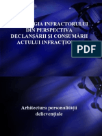 Psihologia Infractorului Din Perspectiva Declanșării Și Consumării Actului Infracțional