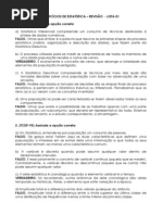 Exercícios de Estatística - Lista 01 - Resolvida