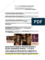 Dear White People Twitter Review & Black Sundance Update - FuTurXTV & HHBMedia - Com - 1-27-2014