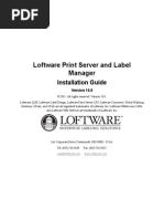 Download Loftware Print Server and Label Manager Installation Guide by FrancJDD SN224604424 doc pdf