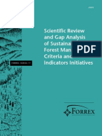 Gap Analysis of Sustainable Forest BC