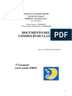 Documento 15 Maggio 5A Geometri Sirio