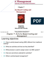 Activity-Based Costing and Management: Measuring, Monitoring, and Motivating Performance