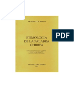 Etimologia de La Palabra Chiripa